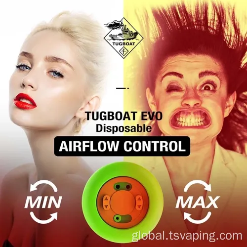 TUGBOAT EVO Disposable Vape 12ml EVO 4500 Puffs 12ml Atomizer Original Pod E-Cigarette Supplier